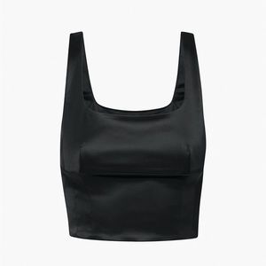 Aritzia Wilfred Shine Satin Boustier